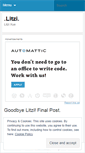 Mobile Screenshot of litzixue.wordpress.com