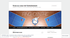 Desktop Screenshot of pingcentre.wordpress.com