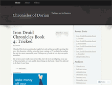 Tablet Screenshot of chroniclesofdorian.wordpress.com