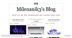 Desktop Screenshot of milenanik3.wordpress.com