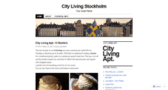 Desktop Screenshot of citylivingaptstockholm.wordpress.com