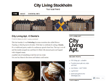 Tablet Screenshot of citylivingaptstockholm.wordpress.com