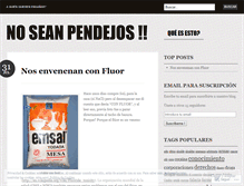 Tablet Screenshot of noseanpendejos.wordpress.com