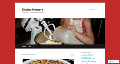 Desktop Screenshot of kitchenkeepers.wordpress.com