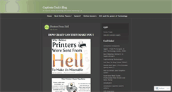 Desktop Screenshot of captivetech4u.wordpress.com