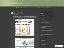 Tablet Screenshot of captivetech4u.wordpress.com