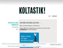 Tablet Screenshot of koltastik.wordpress.com