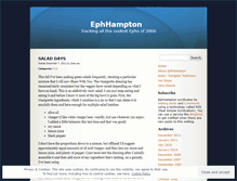 Tablet Screenshot of ephhampton.wordpress.com