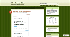 Desktop Screenshot of barberbible.wordpress.com