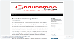 Desktop Screenshot of endunamoocoaching.wordpress.com