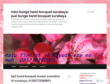 Tablet Screenshot of jualhandbouquetsurabaya.wordpress.com
