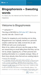 Mobile Screenshot of blogophoresis.wordpress.com