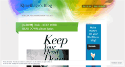 Desktop Screenshot of kjmvillage.wordpress.com