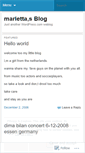 Mobile Screenshot of mariettas.wordpress.com