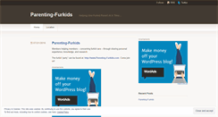 Desktop Screenshot of parentingfurkids.wordpress.com