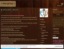 Tablet Screenshot of exagroup.wordpress.com
