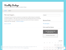 Tablet Screenshot of healthybuckeye.wordpress.com