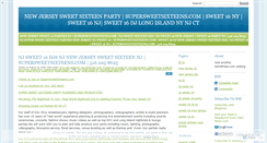 Desktop Screenshot of newjerseysweetsixteenparty.wordpress.com