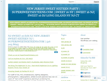 Tablet Screenshot of newjerseysweetsixteenparty.wordpress.com