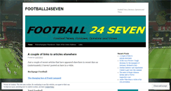 Desktop Screenshot of football24seven.wordpress.com