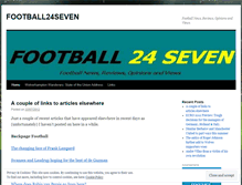 Tablet Screenshot of football24seven.wordpress.com
