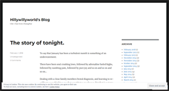 Desktop Screenshot of hillywillyworld.wordpress.com