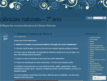 Tablet Screenshot of ciencias7ano.wordpress.com