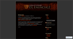 Desktop Screenshot of denunciados.wordpress.com