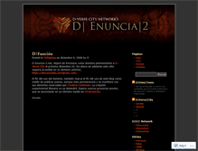 Tablet Screenshot of denunciados.wordpress.com