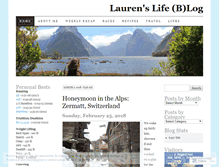 Tablet Screenshot of laurenblake.wordpress.com