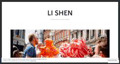 Desktop Screenshot of lishen.wordpress.com