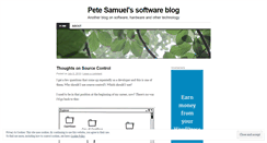 Desktop Screenshot of petesamuel.wordpress.com