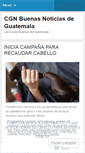 Mobile Screenshot of cgnnoticiasdeguatemala.wordpress.com