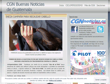 Tablet Screenshot of cgnnoticiasdeguatemala.wordpress.com