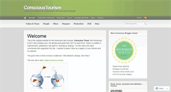 Desktop Screenshot of conscioustourism.wordpress.com