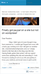 Mobile Screenshot of mediummanxie.wordpress.com