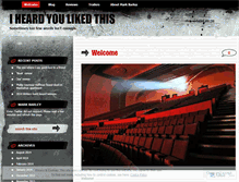 Tablet Screenshot of iheardyoulikedthis.wordpress.com
