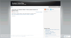 Desktop Screenshot of kashmirglobal.wordpress.com