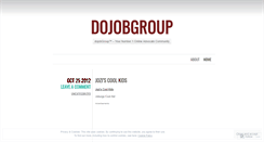 Desktop Screenshot of dojobgroup.wordpress.com