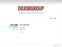 Tablet Screenshot of dojobgroup.wordpress.com