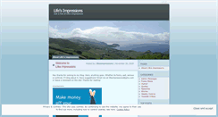 Desktop Screenshot of lifesimpressions.wordpress.com