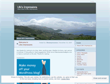 Tablet Screenshot of lifesimpressions.wordpress.com