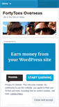 Mobile Screenshot of fortytoes.wordpress.com