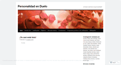 Desktop Screenshot of personalidadenduelo.wordpress.com