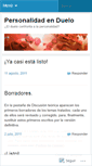 Mobile Screenshot of personalidadenduelo.wordpress.com