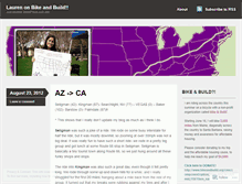 Tablet Screenshot of laurensbikeandbuild.wordpress.com