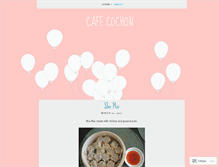 Tablet Screenshot of cafecochon.wordpress.com