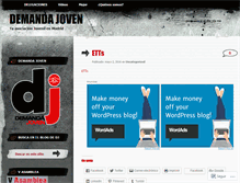 Tablet Screenshot of demandajovenmadrid.wordpress.com
