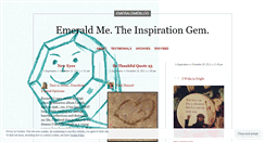 Desktop Screenshot of emeraldme.wordpress.com