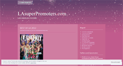 Desktop Screenshot of lasuperpromoters.wordpress.com